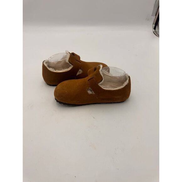 Birkenstock London Suede Leather Shearling Clogs 37 (6-6.5) - Picture 1 of 8